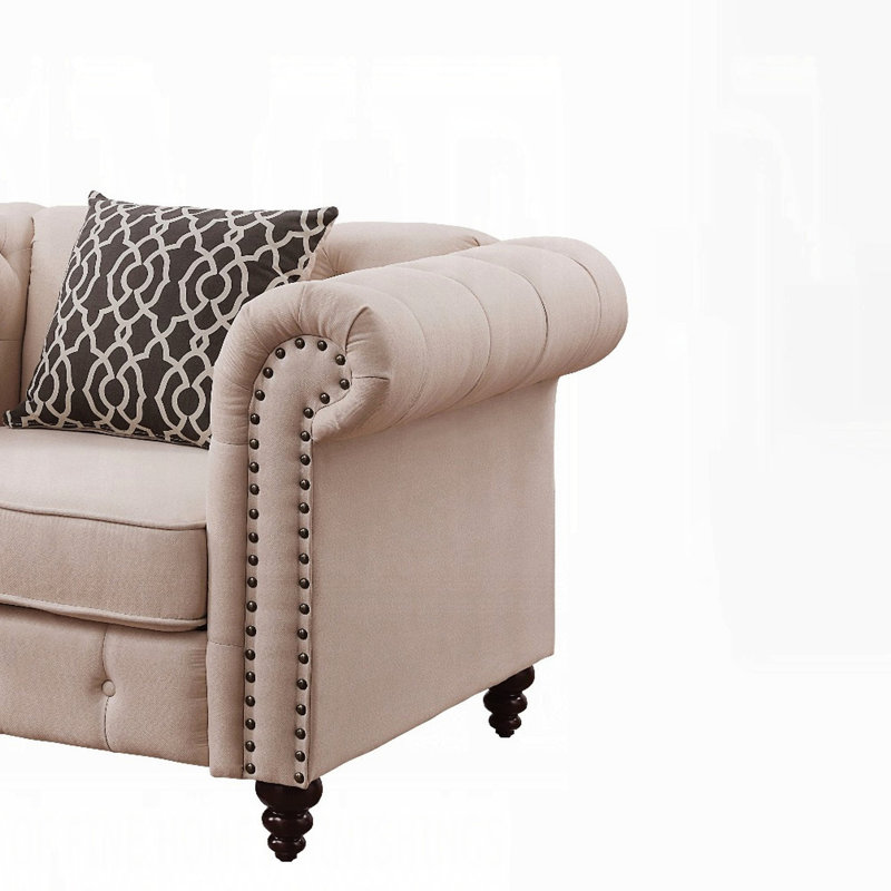 Chaise d'appoint Norton Elegant Beige