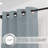 Dawan Faux Linen Semi-Sheer Grommet Curtain Panels-2034590671-2034590656