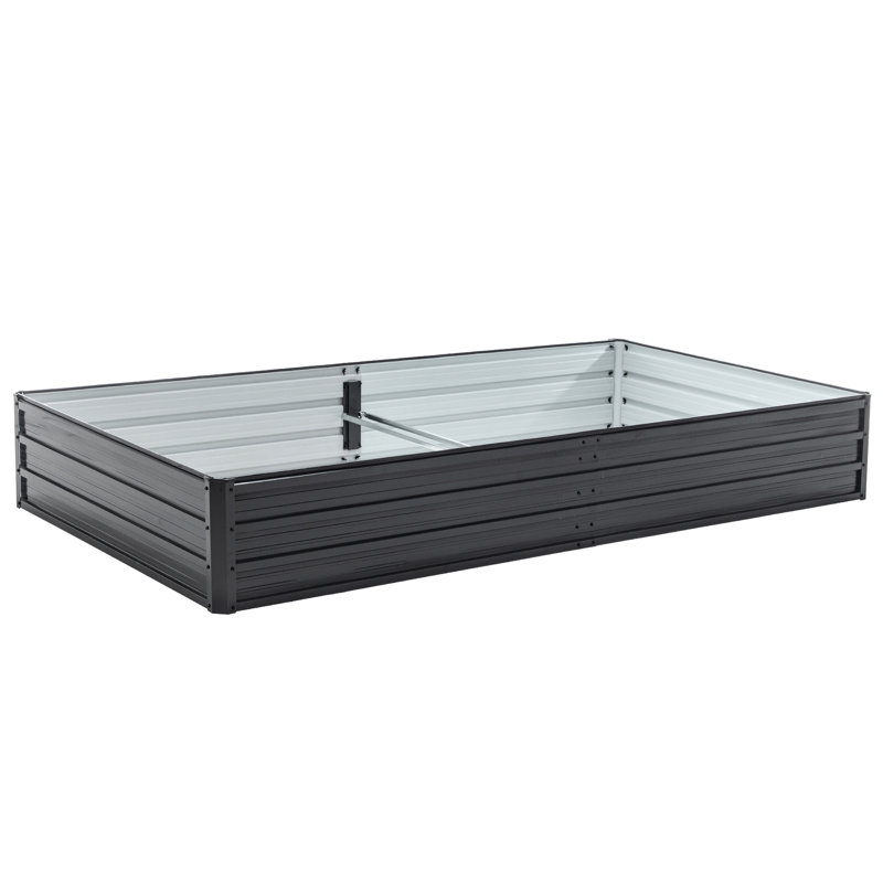 841 Ft Galvanized Metal Garden Bed,  For Gardening Flowers, Vegetables, And Other Plants - Weather , Easy Assembly Large Raised Bed Ft, For Growing Herbs, Crops Proof, Quick Setup