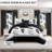 Queen Size Comforter Set 9 Pieces, All Season Luxury Bed in a Bag for Bedroom, With Matching Curtains, Soft Microfiber, Pink Rose-128613262-117096515