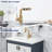 Single Handle Pull Out Kitchen Faucet With Unique 90° Swivel Sprayer Head In Three Function Modes-105707066