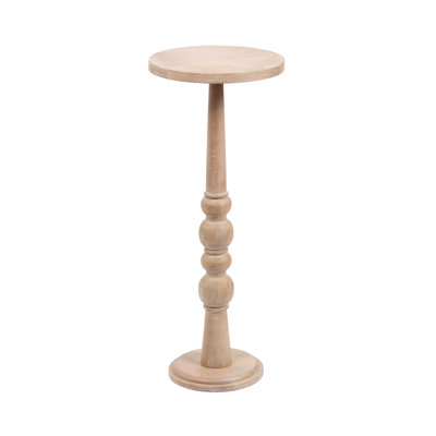 Mango Wood Round Drink Table