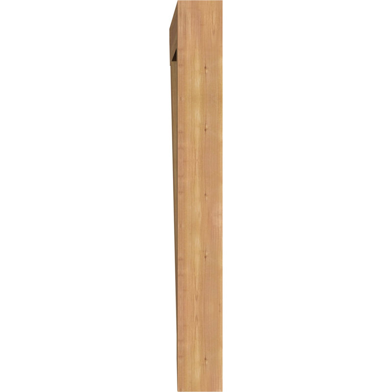 H 5,5 po x P 5,5 po, Cèdre rouge de l'Ouest lisse, L 5 1/2 po x P 48 po x H 48 po