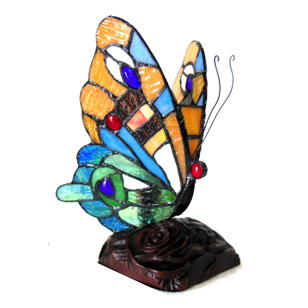 Marable 9.25'' No Subject Themed Lighted Art Glass Astoria Grand