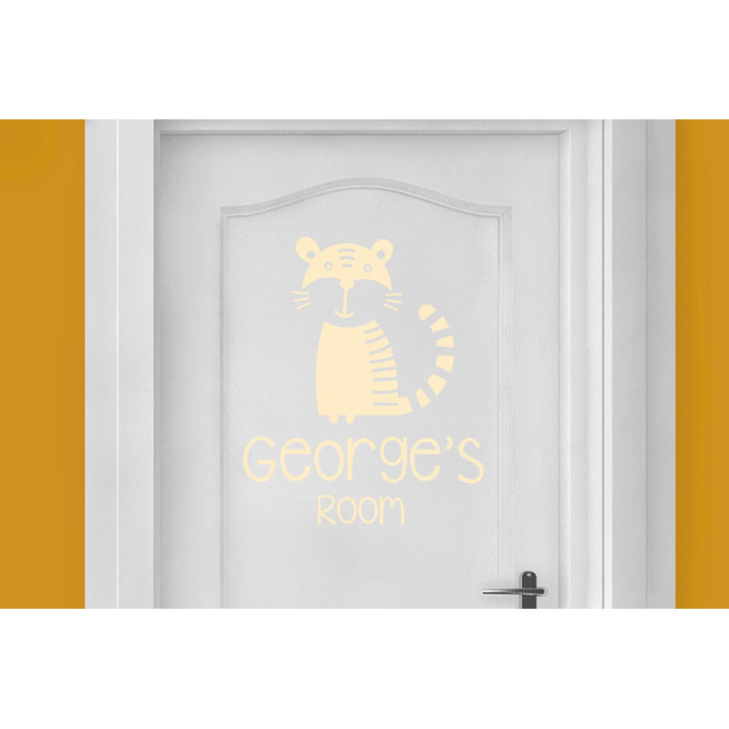 Animals Wall Decal, Beige