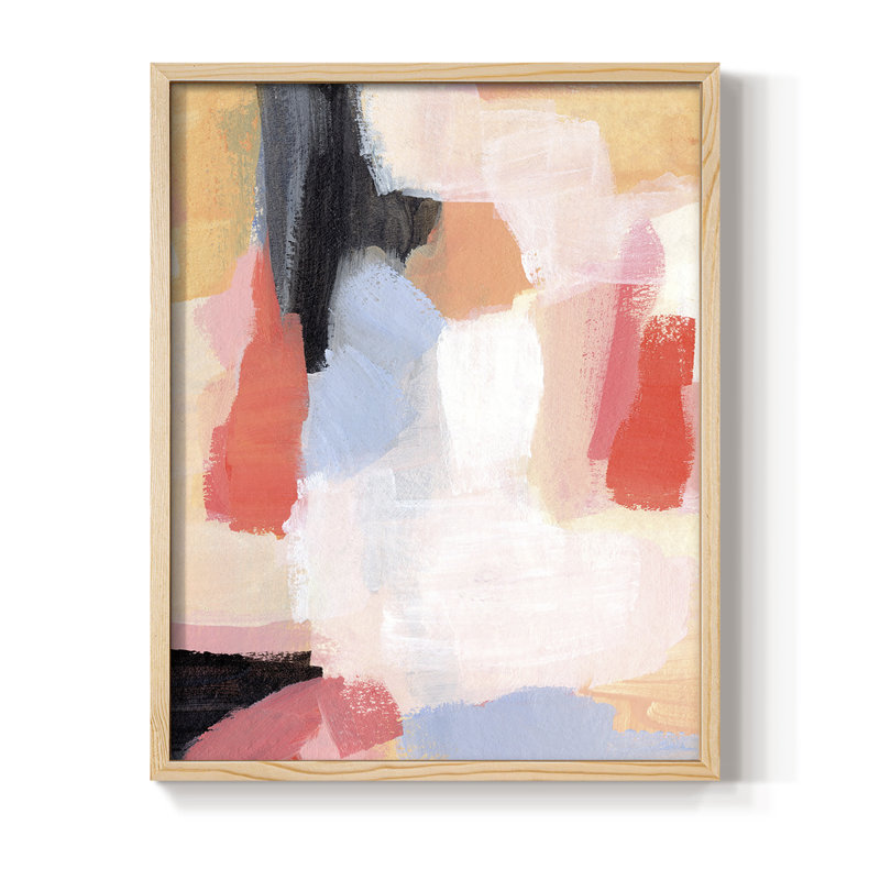 Aérien Scarlet II, reproduction encadrée - bois massif, H 21 po x l 17 po