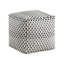 Pouf carré en tissu antidérapant, capacité de 300 lb, multicolore, repose-pieds recouvert de 16 po x 16 po x 16 po, fond antidérapant, poids-133001325