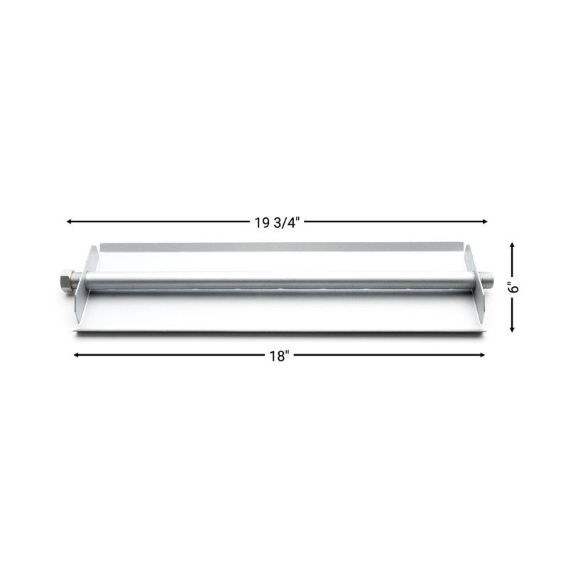 Brûleur à gaz linéaire Tretco avec ensemble de raccordement complet - Brûleur de foyer - Thermolaqué ou acier inoxydable - Foyer ou foyer au propane liquide LP