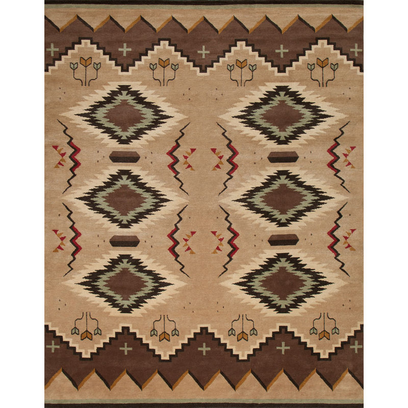 Mesa Wool Southwestern Area Rug, Rectangle 3' x 5'