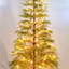 Arbre de Noël artificiel complet 6 pi avec lumières DEL et base en métal, 612 pointes pour un décor de Noël réaliste