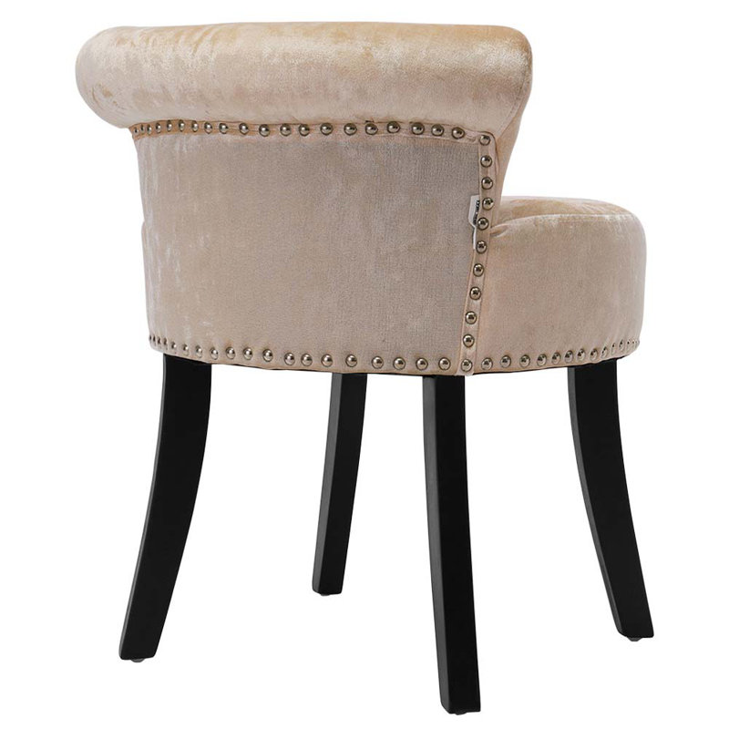 Manufactured Wood Accent Stool, Champagne