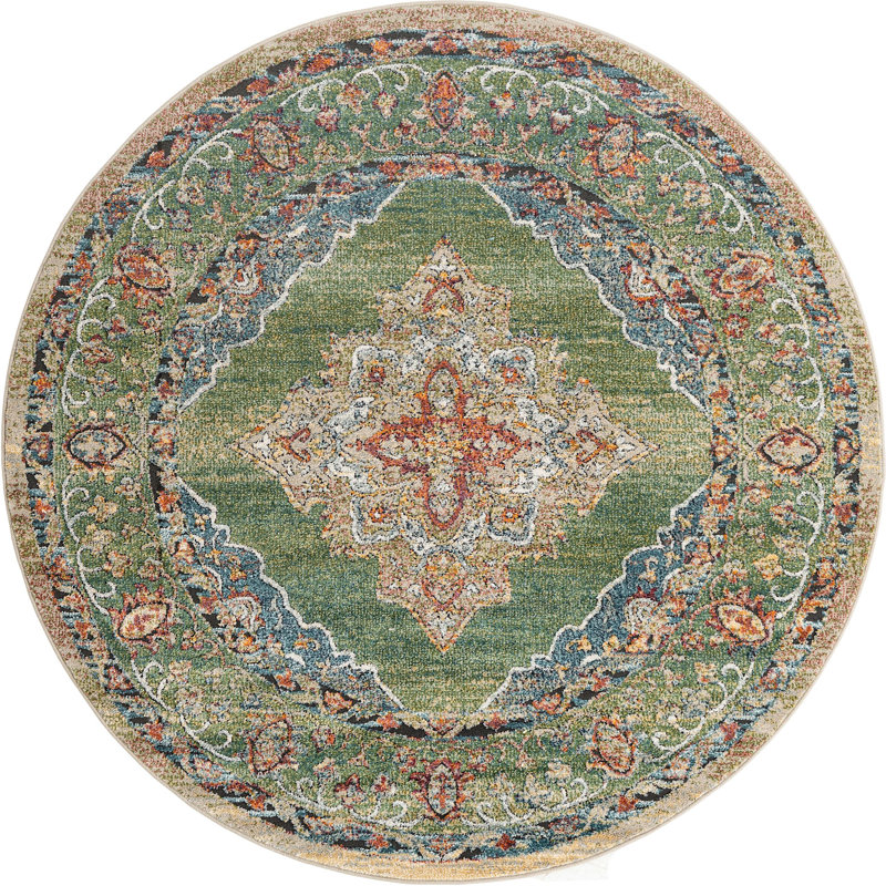 Mekalah Oriental Indoor Rug, Round 6'