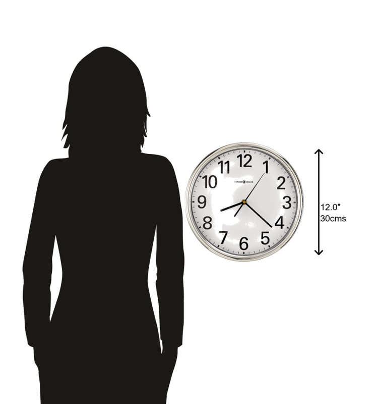 Horloge murale 12 po Hamilton