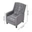 1 Seater Linen Sofa