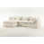 Velours blanc antique