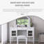 Meuble-lavabo avec grand miroir ajustable