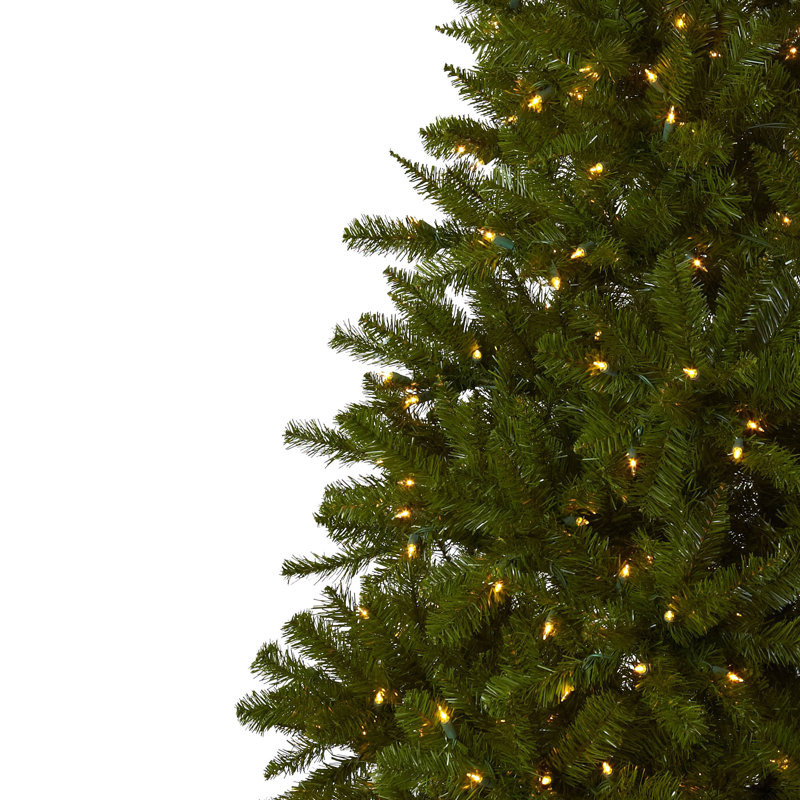 Sommer 90' H Lighted Artificial Fir Christmas Tree