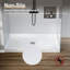 Base de douche 48 po x 32 po SMC avec plateau de douche en acier inoxydable 304