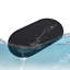 Tapis d'alimentation pour animaux en silicone pour chien, chats, noir, 17,9 x 9,8 po-131215424