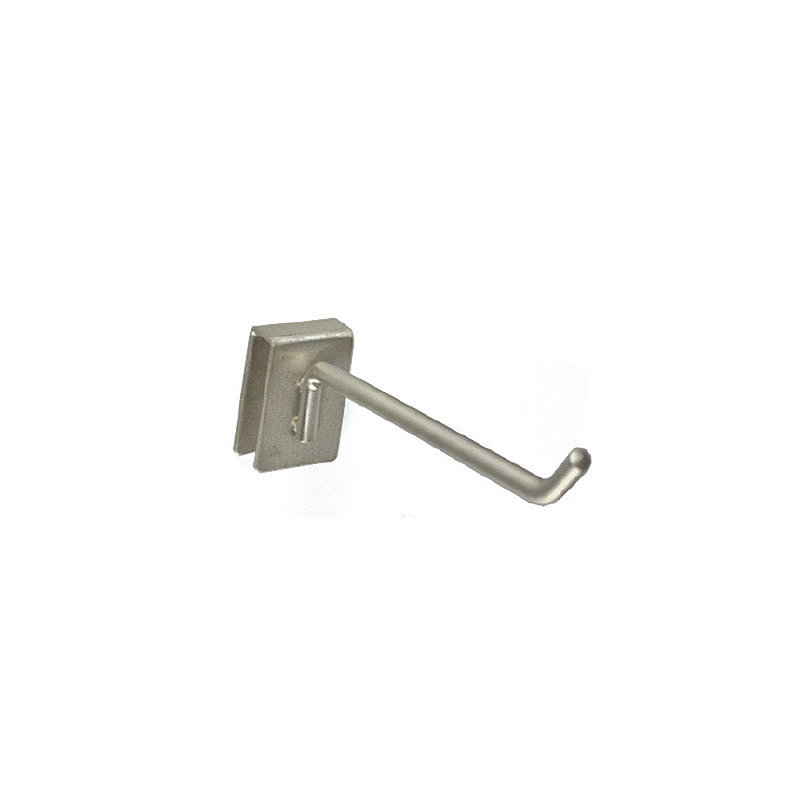 6 crochets robustes en nickel satiné 6 po, paquet de 10
