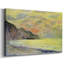 Coucher de soleil, temps brumeux, Pourville, 1882, toile tendue avec châssis-818724318