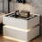 2-drawer Modern Smart Nightstand With Led Lighting And Wireless Charging-1974581736