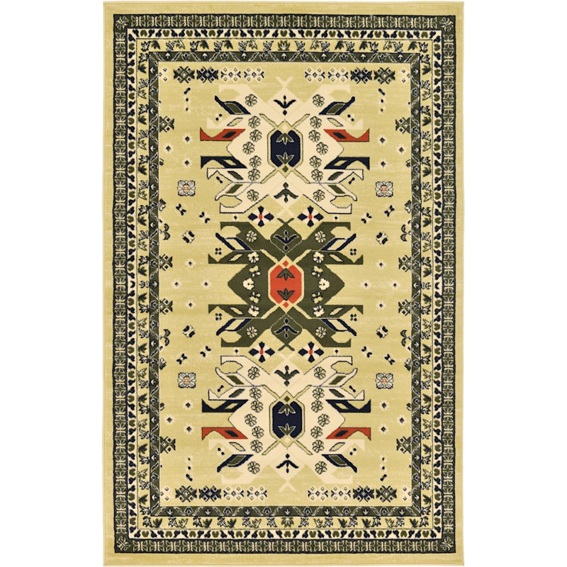 Adonnis Southwestern Indoor Rug, Rectangle 9'10" x 13'