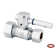 Concord Straight Stop With 5/8" OD Compression x 1/2" OD Compression