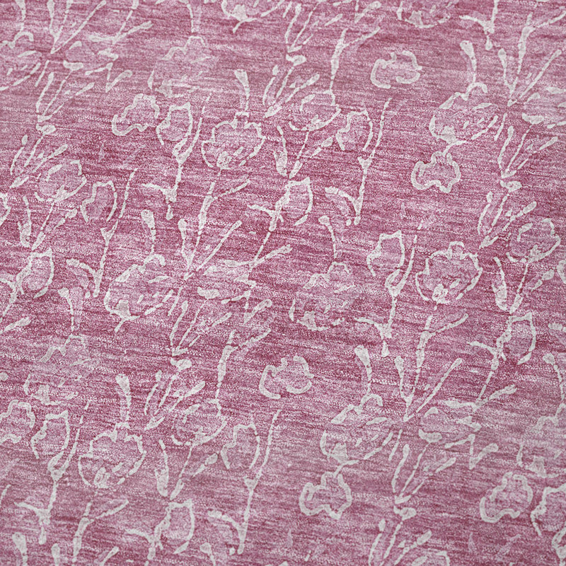 Jeté floral Sherpa ASB691 Addison, Rosé