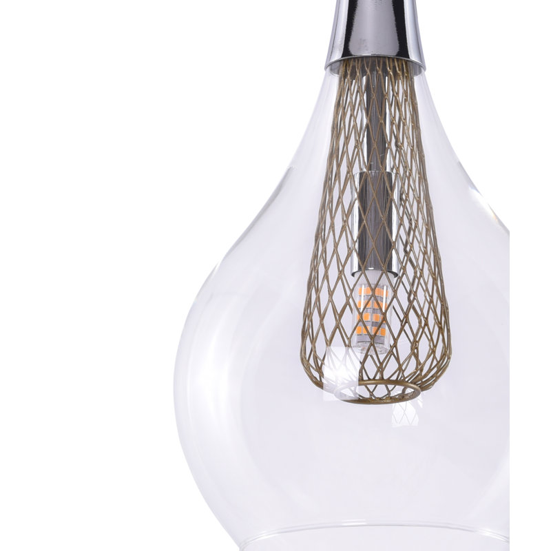 Elektra 5 - Light Chrome Cluster Pendant