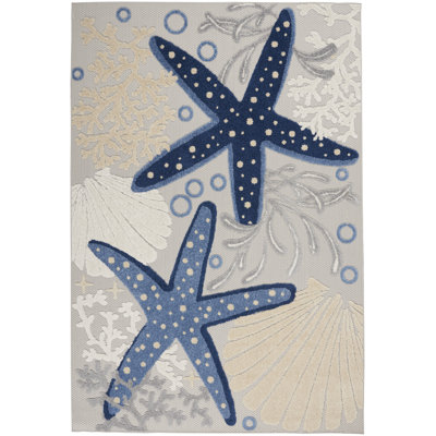 Tapis bleu Newton