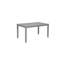 Ensemble de salle à manger moderne 5 pièces, table de salle à manger rectangulaire en bois avec 4 chaises rembourrées pour la cuisine, la salle à manger, gris