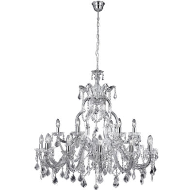 Kelly 18 - Light Candle Style Chandelier