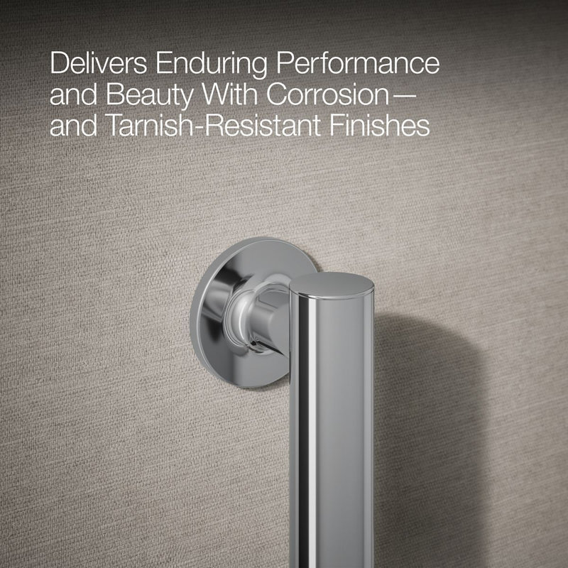 Purist® Grab Bar, Polished Stainless, 12"W