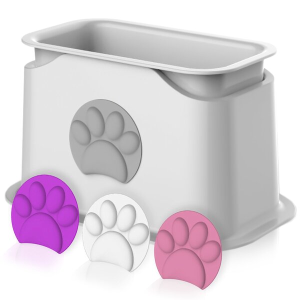 HANAMYA BPA Free Pet Food Storage Container & Measuring Cup, 10-L & 15-L, 2 Count