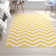 Asencio Flatweave Wool Chevron Indoor Rug