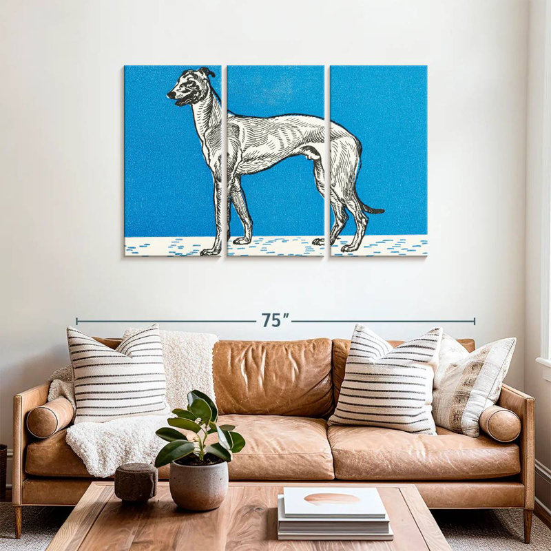 Brampt Greyhound III, 36" H x 57" W