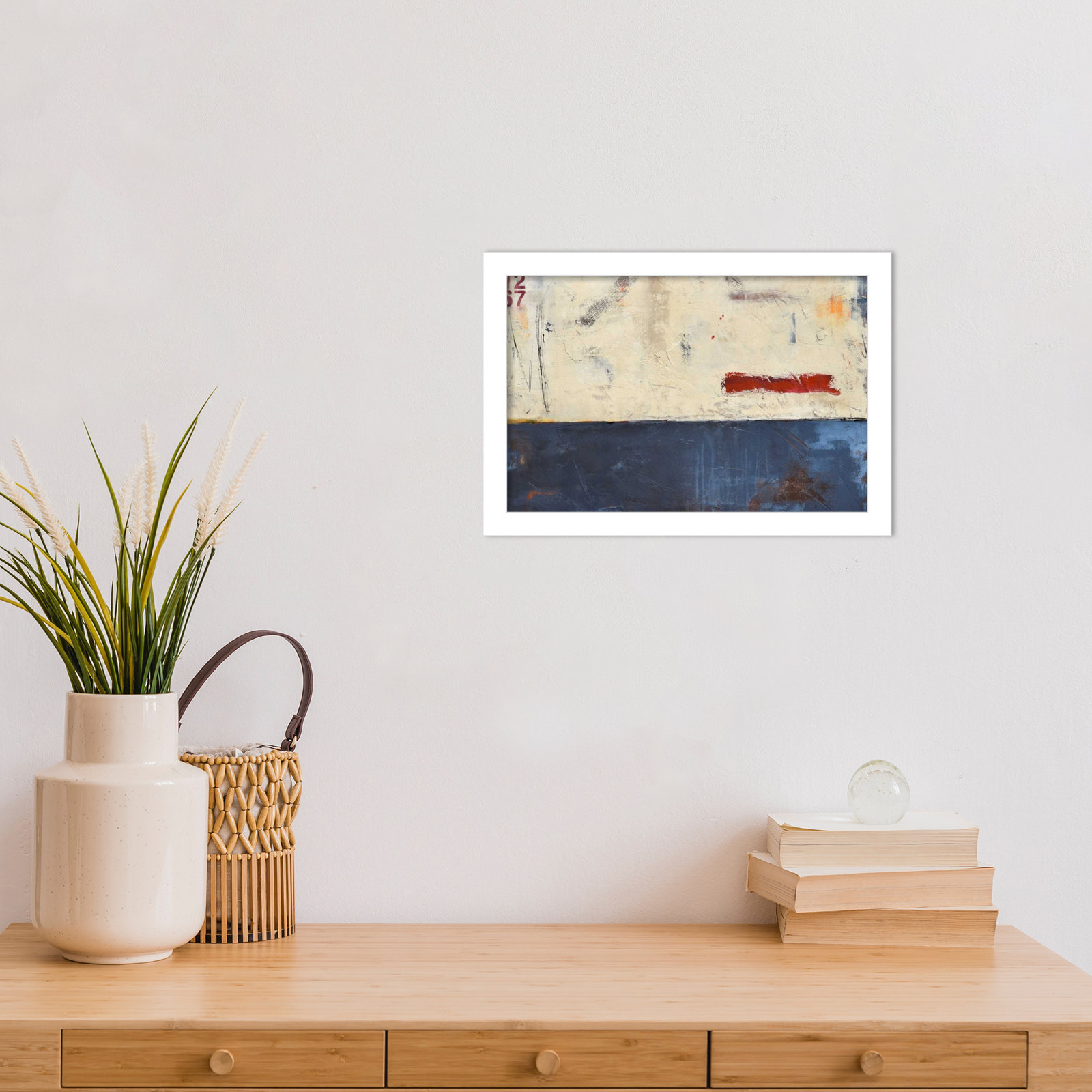 Label 1267 Print by Erin Ashley, 9" H x 13" W, White