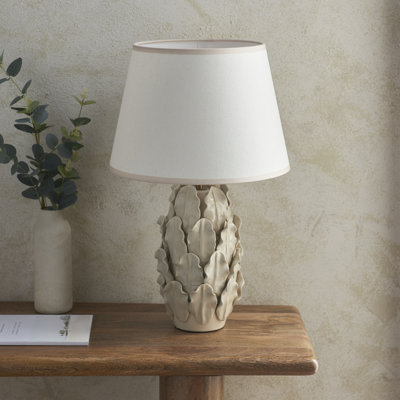 Layered Leaf 58.5cm Table Lamp