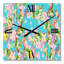 Petits oiseaux assis sur une horloge murale Spring Flow-109058178