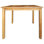 Fredson Outdoor Square Teak Bistro Table