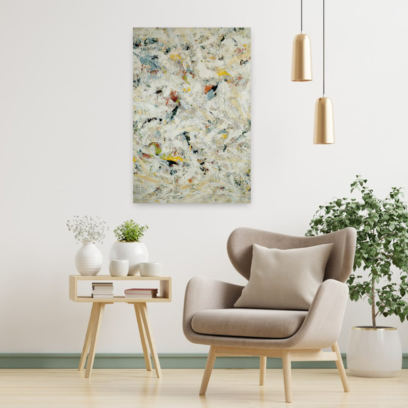 Art contemporain contemporain abstrait, H 36 po x l 24 po