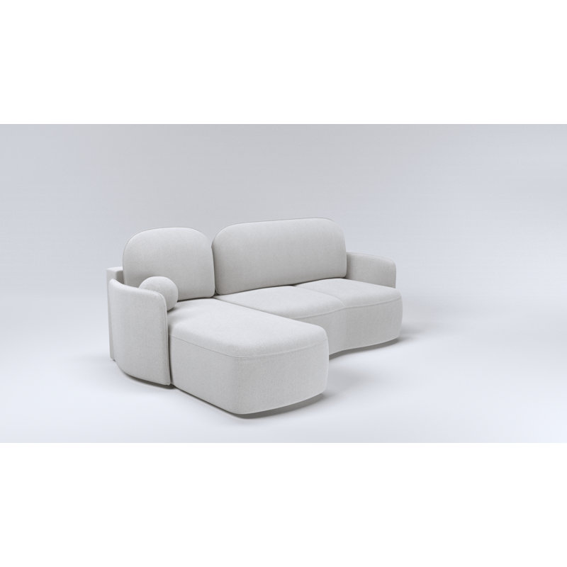 Dalayni 4 Seater Sofa Bed, Light Grey