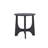 25" Round Wooden Side Table