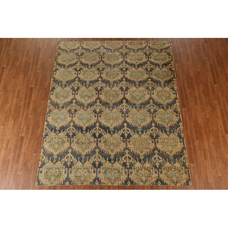 Tapis marocain abstrait noué à la main 8 x 10
