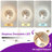 Jemya 15.8” Modern LED Flush Mount Ceiling Light with Remote Control