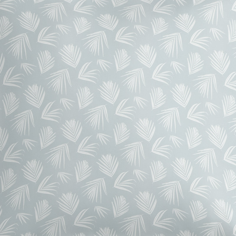 Housse et insert de coussin décoratif carré en polyester Macbeth, Bleu Belmont, 18 po x 18 po