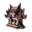 Vihara Spirit House Teak Spirit House Sculpture
