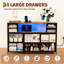 120cm W 10 - Drawer Chest of Drawers-1970936863