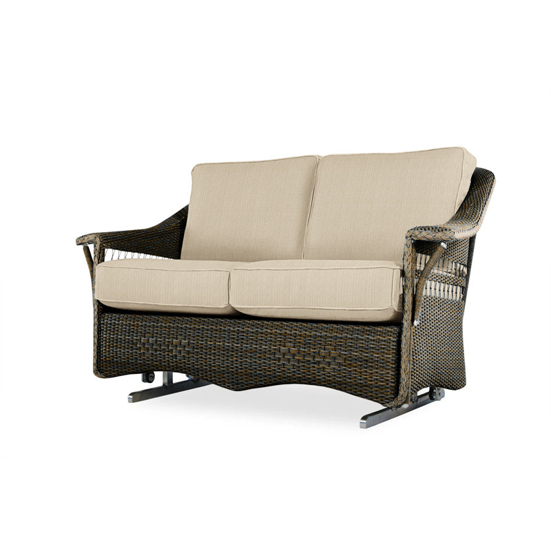 Nantucket Outdoor 2 - Seat Loveseat, Mink, Bamboo Bay Sky